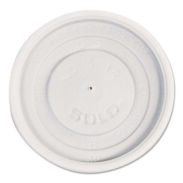 DART - Polystyrene Vented Hot Cup Lids, 4 oz Cups, White, 100/Pack, 10 Packs/Carton - Exact Industrial Supply