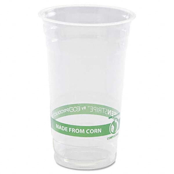 ECO PRODUCTS - GreenStripe Renewable & Compostable Cold Cups - 24 oz, 50/PK, 20 PK/CT - Exact Industrial Supply