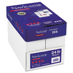 Navigator - Office Machine Supplies & Accessories Office Machine/Equipment Accessory Type: Copy Paper For Use With: Copiers; Fax Machines; Inkjet Printers; Laser Printers - Exact Industrial Supply