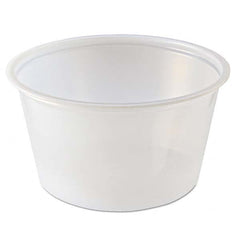 Fabri-Kal - Portion Cups, 4 oz, Clear, 125/Sleeve, 20 Sleeves/Carton - Exact Industrial Supply