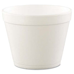 DART - Foam Containers, Foam, 24 oz, White, 25/Bag, 20 Bags/Carton - Exact Industrial Supply