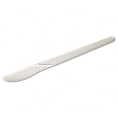 ECO PRODUCTS - Plantware Renewable & Compostable Knife - 6", 50/PK, 20 PK/CT - Exact Industrial Supply