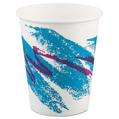 DART - Jazz Paper Hot Cups, 10 oz, Polycoated, 50/Bag, 20 Bags/Carton - Exact Industrial Supply