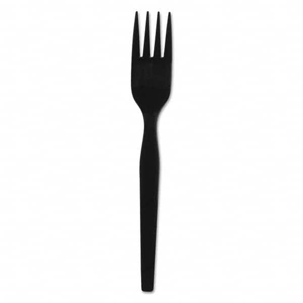 Dixie - SmartStock Plastic Cutlery Refill, Forks, 6", Black, 40/Pack, 24 Packs/CT - Exact Industrial Supply