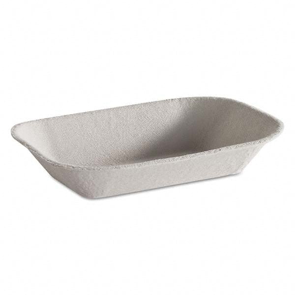 Chinet - Savaday Molded Fiber Food Tray, Beige, 7x5, 250/BG, 4 BG/CT - Exact Industrial Supply