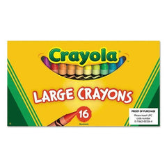 Crayola - Markers & Paintsticks Type: All Purpose Wax Crayon Color: Assorted - Exact Industrial Supply