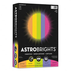 Astrobrights - Office Machine Supplies & Accessories Office Machine/Equipment Accessory Type: Card Stock For Use With: Copiers; Inkjet Printers; Laser Printers - Exact Industrial Supply