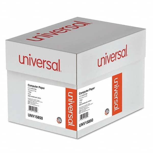 UNIVERSAL - Office Machine Supplies & Accessories Office Machine/Equipment Accessory Type: Copy Paper For Use With: Tractor-Feed Printers - Exact Industrial Supply