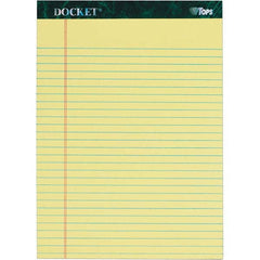 TOPS - Note Pads, Writing Pads & Notebooks Writing Pads & Notebook Type: Writing Pad Size: 8-1/2 x 11-3/4 - Exact Industrial Supply