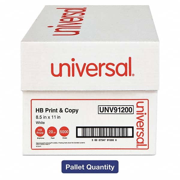 UNIVERSAL - Office Machine Supplies & Accessories Office Machine/Equipment Accessory Type: Copy Paper For Use With: Copiers; Fax Machines; Inkjet Printers; Laser Printers; Typewriters - Exact Industrial Supply