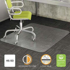 Deflect-o - Chair Mats Style: Beveled Edge Shape: Rectangular - Exact Industrial Supply