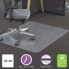 Deflect-o - Chair Mats Style: Straight Edge Shape: Rectangular - Exact Industrial Supply