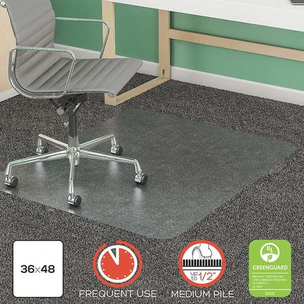 Deflect-o - Chair Mats Style: Straight Edge Shape: Rectangular - Exact Industrial Supply