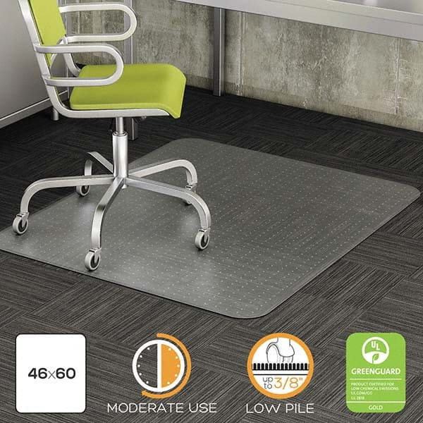 Deflect-o - Chair Mats Style: Beveled Edge Shape: Rectangular - Exact Industrial Supply