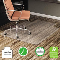 Deflect-o - Chair Mats Style: Straight Edge Shape: Workstation - Exact Industrial Supply