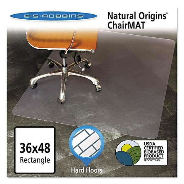 ES Robbins - Chair Mats Style: Straight Edge Shape: Rectangular - Exact Industrial Supply