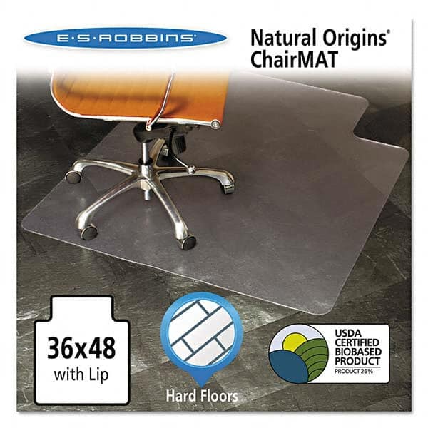 ES Robbins - Chair Mats Style: Straight Edge Shape: Rectangular - Exact Industrial Supply