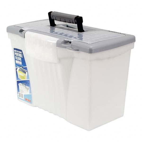 Storex - Compartment Storage Boxes & Bins Type: File Boxes-Portable Number of Compartments: 1.000 - Exact Industrial Supply