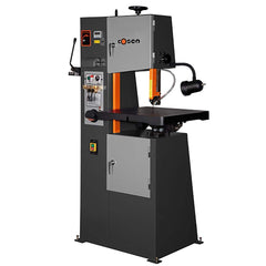 Cosen - Vertical Bandsaws; Drive Type: Variable Frequency ; Throat Capacity (Decimal Inch): 11.9600 ; Height Capacity (Inch): 8.6 ; Phase: 1 ; Blade Width (Inch): 0.2800 ; Blade Speeds (SFPM): 98 - Exact Industrial Supply