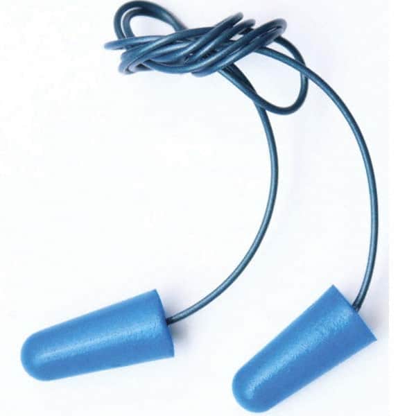Cordova - 100 1-Pack Pairs Disposable Corded 32 dB Cone Shaped Earplugs - Exact Industrial Supply