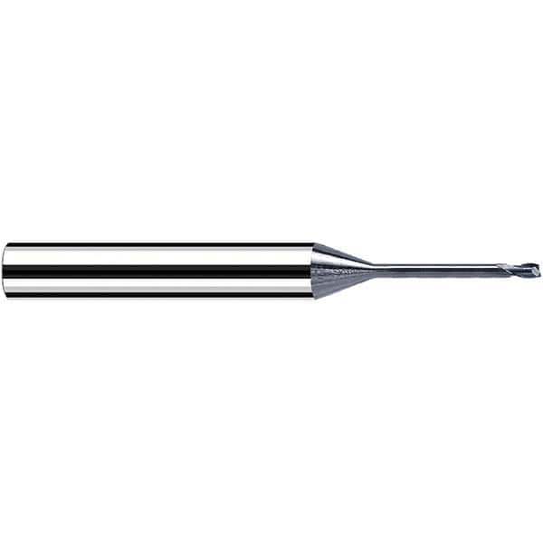 Fraisa - 3mm Diam 2 Flute Solid Carbide 0.2mm Corner Radius End Mill - Exact Industrial Supply