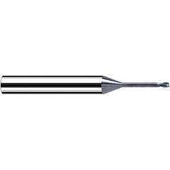 Fraisa - 0.5mm Diam 2 Flute Solid Carbide 0.05mm Corner Radius End Mill - Exact Industrial Supply