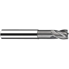 Fraisa - 12mm Diam 4 Flute Solid Carbide 0.5mm Corner Radius End Mill - Exact Industrial Supply