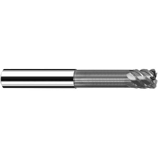 Fraisa - 10mm Diam 6 Flute Solid Carbide 1mm Corner Radius End Mill - Exact Industrial Supply