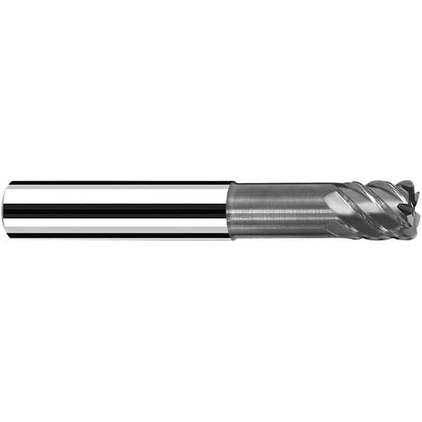 Fraisa - 10mm Diam 6 Flute Solid Carbide 0.5mm Corner Radius End Mill - Exact Industrial Supply