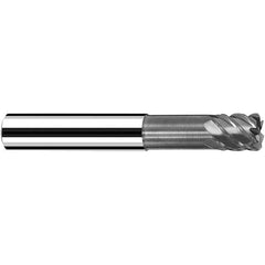 Fraisa - 10mm Diam 4 Flute Solid Carbide 1mm Corner Radius End Mill - Exact Industrial Supply