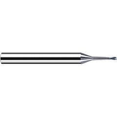 Fraisa - 3mm Diam 2 Flute Solid Carbide 0.2mm Corner Radius End Mill - Exact Industrial Supply