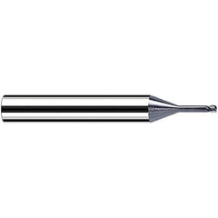 Fraisa - 1.2mm Diam 4 Flute Solid Carbide 0.2mm Corner Radius End Mill - Exact Industrial Supply