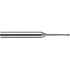 Fraisa - 0.6mm Diam 2 Flute Solid Carbide 0.1mm Corner Radius End Mill - Exact Industrial Supply