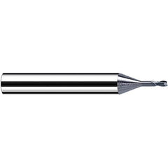 Fraisa - 0.4mm Diam 2 Flute Solid Carbide 0.05mm Corner Radius End Mill - Exact Industrial Supply