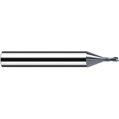 Fraisa - 0.4mm Diam 2 Flute Solid Carbide 0.05mm Corner Radius End Mill - Exact Industrial Supply