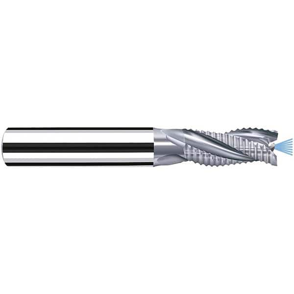 Fraisa - 8mm Diam, 18mm LOC, 3 Flute Solid Carbide Roughing Square End Mill - Exact Industrial Supply