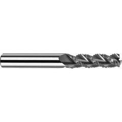 Fraisa - 1/2" Diam, 2" LOC, 3 Flute Solid Carbide Roughing Square End Mill - Exact Industrial Supply