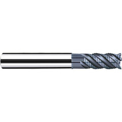 Fraisa - 5/16" Diam, 5/8" LOC, 4 Flute Solid Carbide Roughing Square End Mill - Exact Industrial Supply