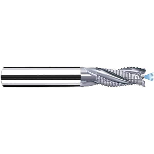 Fraisa - 10mm Diam, 22mm LOC, 3 Flute Solid Carbide Roughing Square End Mill - Exact Industrial Supply