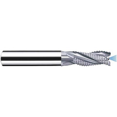 Fraisa - 25mm Diam, 44mm LOC, 3 Flute Solid Carbide Roughing Square End Mill - Exact Industrial Supply