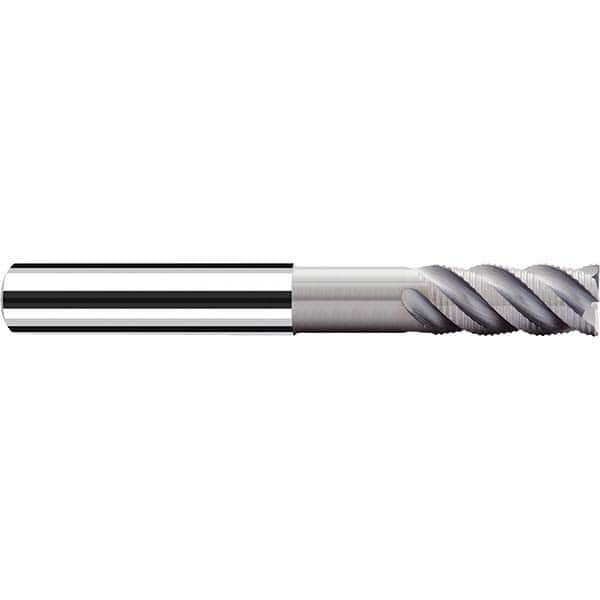 Fraisa - 3/8" Diam, 1" LOC, 4 Flute Solid Carbide Roughing Square End Mill - Exact Industrial Supply