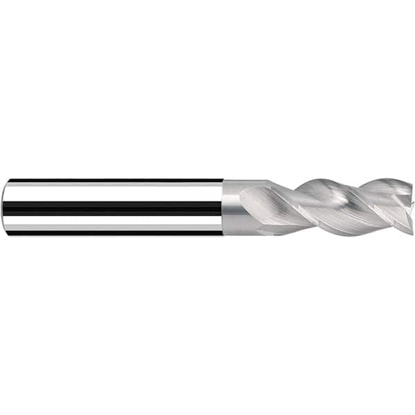 Fraisa - 5/16" Diam 3 Flute Solid Carbide 0.03" Corner Radius End Mill - Exact Industrial Supply