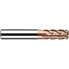 Fraisa - 10mm Diam 4 Flute Solid Carbide 0.2mm Corner Radius End Mill - Exact Industrial Supply