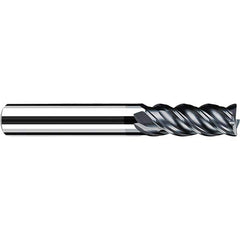 Fraisa - 1/4" Diam 4 Flute Solid Carbide 0.02" Corner Radius End Mill - Exact Industrial Supply