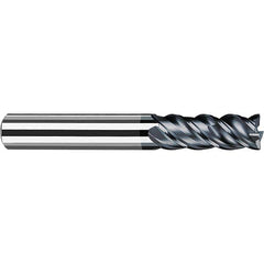 Fraisa - 1/2" Diam 4 Flute Solid Carbide 0.09" Corner Radius End Mill - Exact Industrial Supply