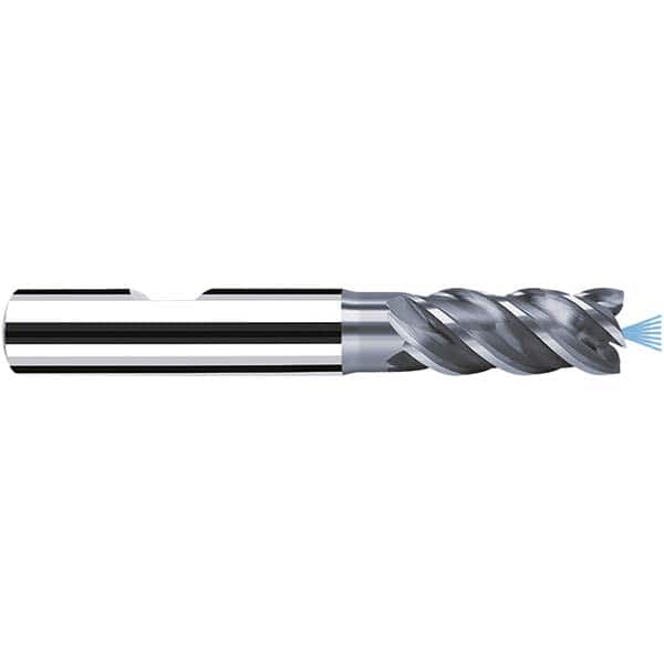 Fraisa - 12mm Diam 4 Flute Solid Carbide 0.2mm Corner Radius End Mill - Exact Industrial Supply