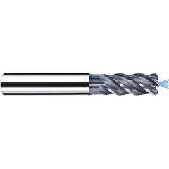 Fraisa - 12mm Diam 4 Flute Solid Carbide 0.5mm Corner Radius End Mill - Exact Industrial Supply