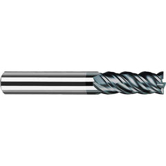 Fraisa - 3/8" Diam 4 Flute Solid Carbide 0.02" Corner Radius End Mill - Exact Industrial Supply