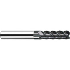 Fraisa - 3/8, 1-1/2" LOC, 3/8" Shank Diam, 4" OAL, 4 Flute Solid Carbide Square End Mill - Exact Industrial Supply