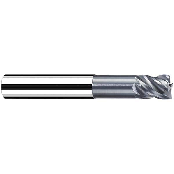 Fraisa - 12mm Diam 4 Flute Solid Carbide 1.5mm Corner Radius End Mill - Exact Industrial Supply